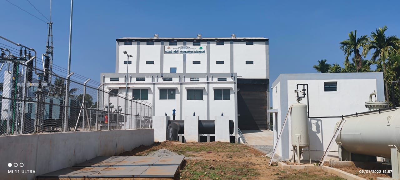Jackwell with substation & surge protection system