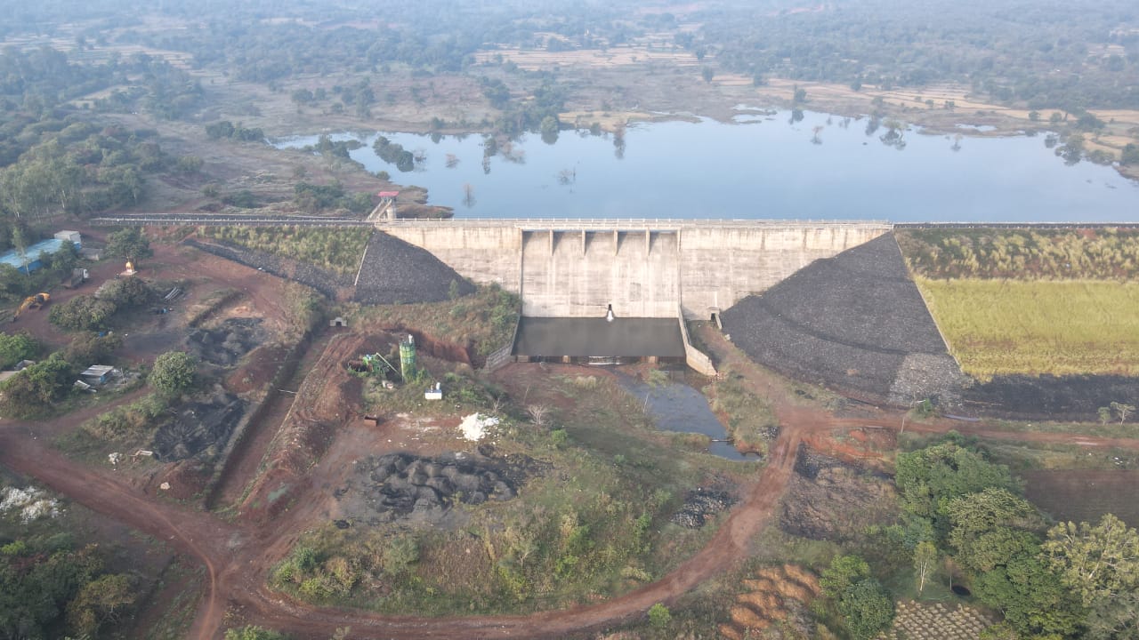 Kinaye Dam aerial view